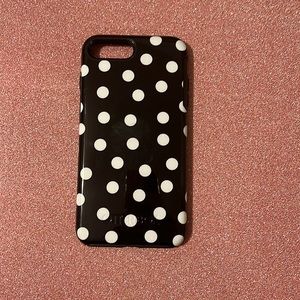Black polkadot OtterBox case